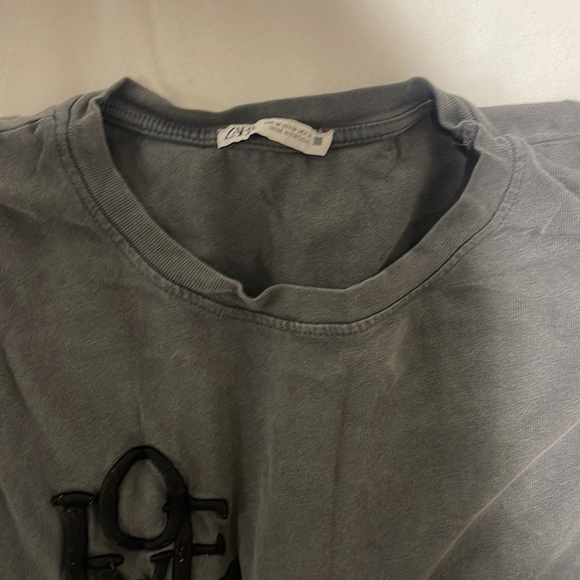 Two Zara T Shirts!!! Size M and L - Picture 2 of 4